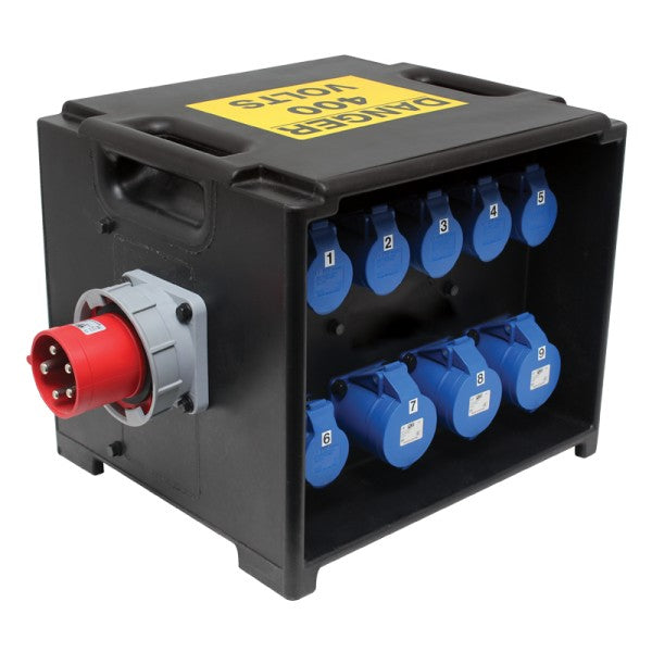 63A Three Phase Power Distribution Unit (Distro) – Available for Hire