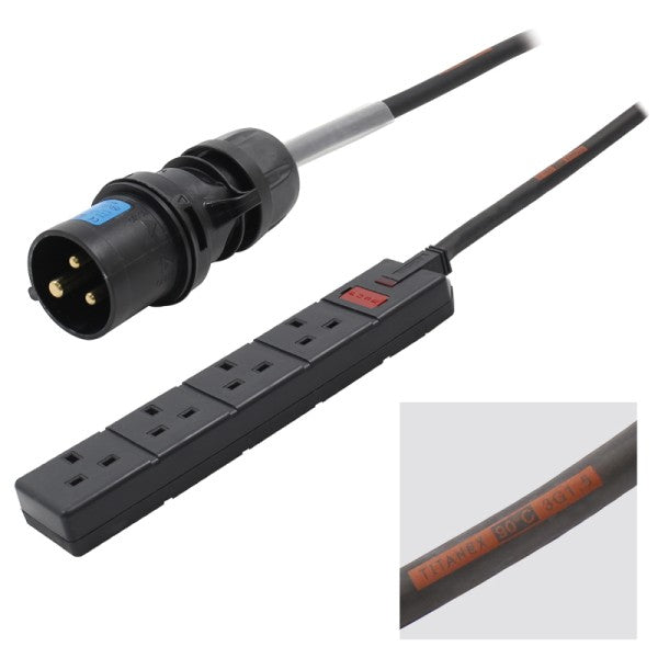 16A to 4 Gang Adapter – Available for Hire